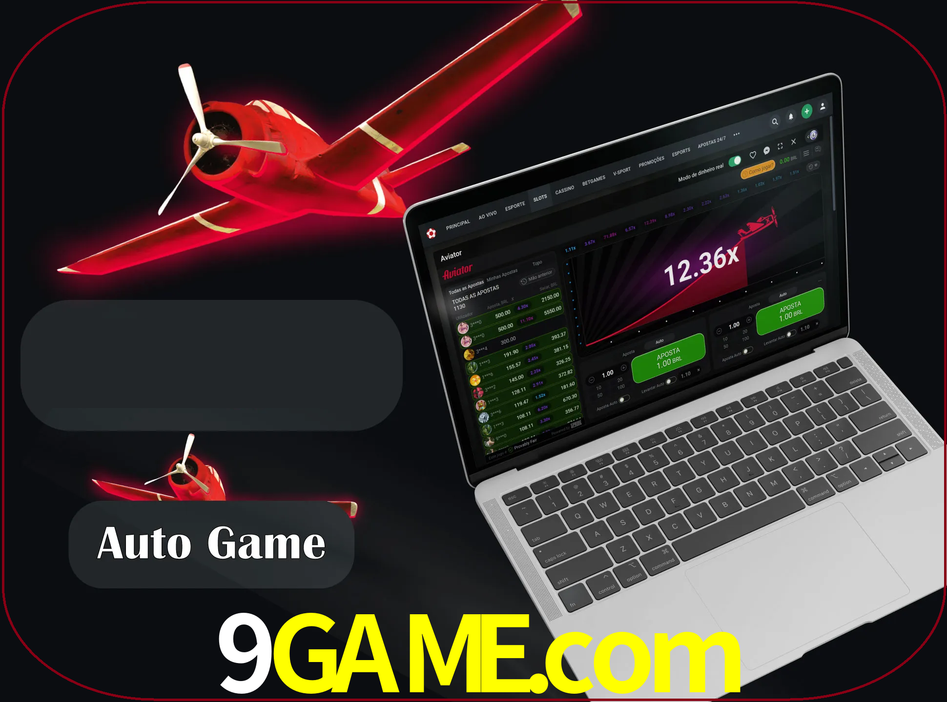 No modo automático, os jogos apostam e sacam seu dinheiro automaticamente.