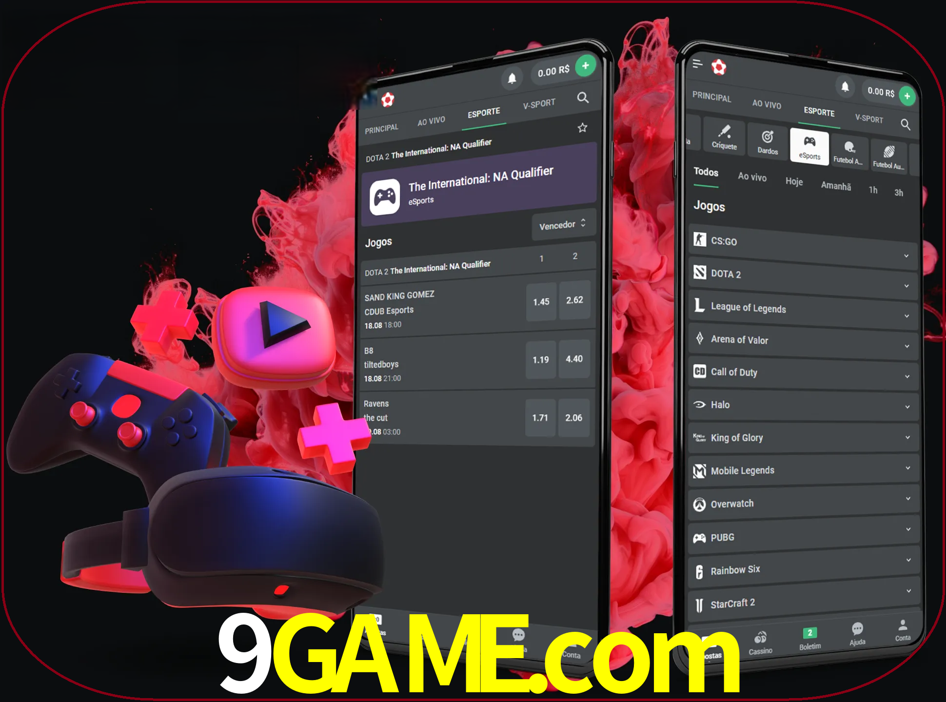 Para ter a aplicação móvel 9game no seu smartphone, basta descarregar o ficheiro apk e seguir as instruções.