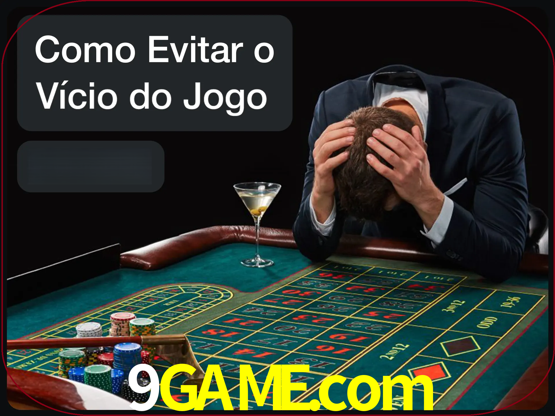 Você é responsável por cada uma de suas apostas.